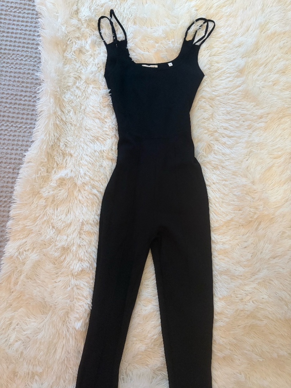Sandro Paris Black Fitted Jumpsuit Size S